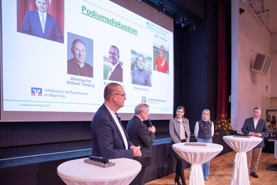 Podiumsdiskussion während des 22. Unternehmertags am 29.10.2024 in Cloppenburg