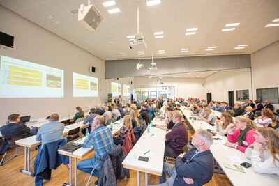 140 Besucherinnen und Besucher kamen zur 14. Beraterhochschultagung der Landwirtschaftskammer Niedersachsen am 21.10.2024 in der Hochschule Osnabrück.