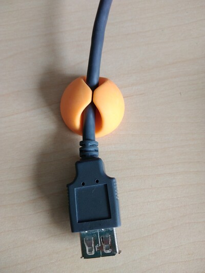 Kabelclips - © Anne Dirking Kabelclips