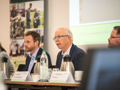 Ernte-Pressekonferenz der Landwirtschaftskammer Niedersachsen am 05.09.2024 in Hannover.