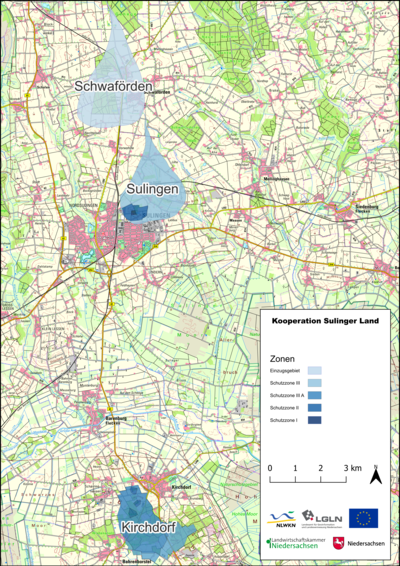 Karte Gewässerschutzkooperation Sulinger Land - © Meik Ralle Karte Gewässerschutzkooperation Sulinger Land