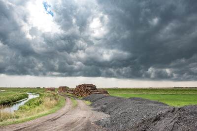 Unwetterwolken über dem Ammerland