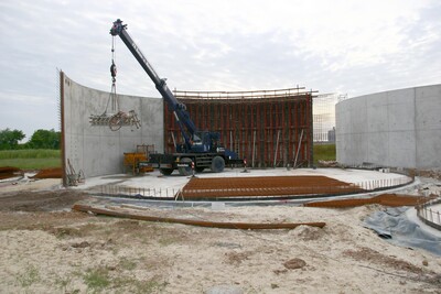 Güllebehälterwand - © Hans-Nikolaus Meiforth Güllebehälterwand