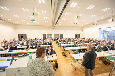 140 Besucherinnen und Besucher kamen zur 14. Beraterhochschultagung der Landwirtschaftskammer Niedersachsen am 21.10.2024 in der Hochschule Osnabrück.