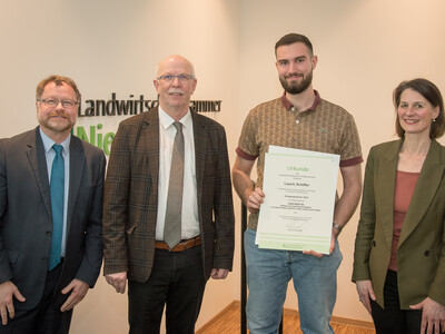 Ehrung der Jahrgangsbesten in der Aus- und Fortbildung am 21.02.2024 in Hannover.