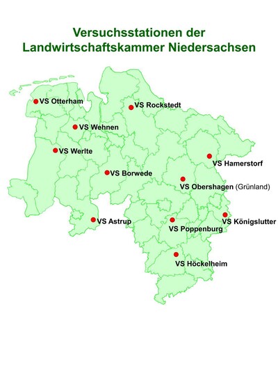 Versuchsstationen der LWK Niedersachsen