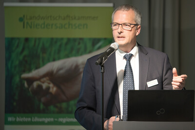 Kammer-Klimabeauftragter Ansgar Lasar beim Parlamentarischen Abend am 28.03.2019 in Hannover