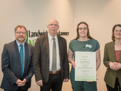 Ehrung der Jahrgangsbesten in der Aus- und Fortbildung am 21.02.2024 in Hannover.