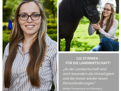 Wiebke Timmermann - Junglandwirtin mit Ferienbauernhof
