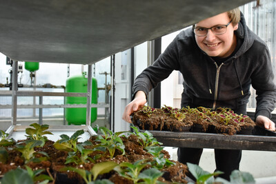 Freude am Job - © Andreas Teichler Ausbildung im Zierpflanzenbau