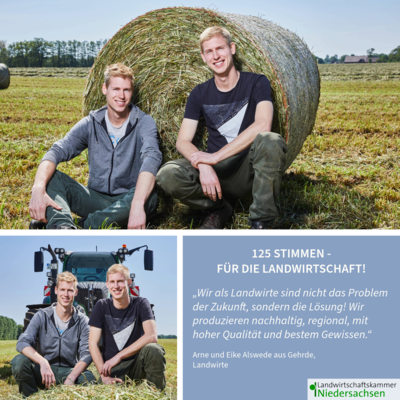 Arne und Eike Alswede - Landwirte