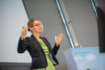 Prof. Dr. Nicole Kemper von der TiHo Hannover referierte zu Trends und Auswirkungen von KI und Digitalisierung in der Landwirtschaft