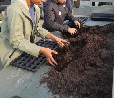 Zukunftstag 2025 im Gartenbau - © Christine Hahne Zukunftstag 2025 im Gartenbau