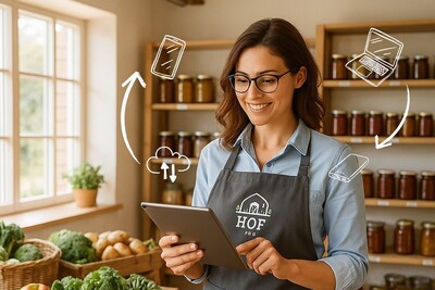 Digitalisierung in der Direktvermarktung - © Bild erstellt mit Hilfe von KI über Microsoft Copilot /media/media/54CE5059-DA2C-E2A4-C9E58EF80F5CF440.jpg