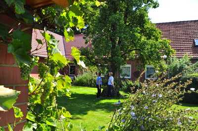 privater ländlicher Garten