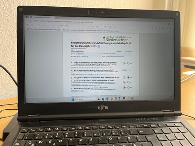 - © Daniel Dönni Screenshot Entscheidungshilfe Aufzeichnungspflicht