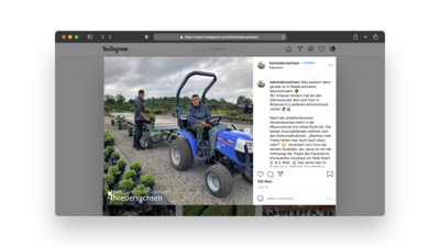 Nachwuchswerbung auf Instagram - © Celina Judith Teuner Nachwuchswerbung auf Instagram